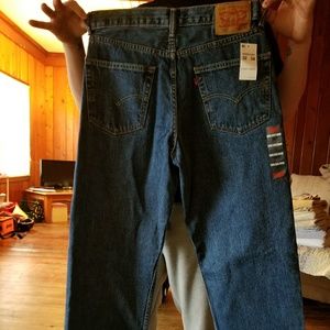 Levi 550 jeans.